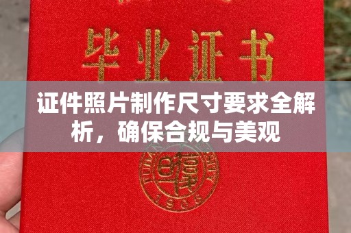 中国台湾证件照片制作尺寸要求全解析，确保合规与美观