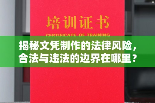 中国台湾揭秘文凭制作的法律风险，合法与违法的边界在哪里？
