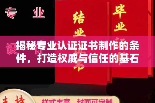 中国台湾揭秘专业认证证书制作的条件，打造权威与信任的基石