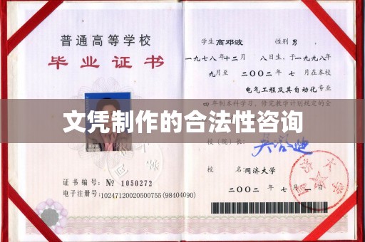 中国台湾文凭制作的合法性咨询