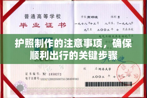 中国台湾护照制作的注意事项，确保顺利出行的关键步骤