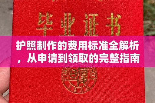 中国台湾护照制作的费用标准全解析，从申请到领取的完整指南